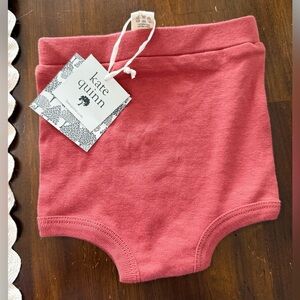 NWT Kate Quinn 100% Cotton Bloomers 6-12 Months Coral Burnt Orange